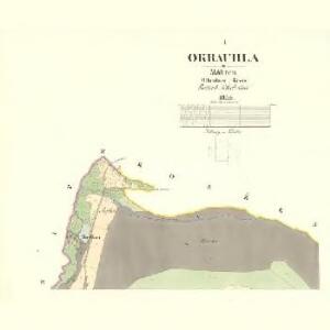 Okrauhla - m2112-1-001 - Kaiserpflichtexemplar der Landkarten des stabilen Katasters