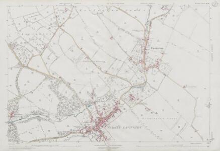 Wiltshire XL.14 (includes: Easterton; Market Lavington; West Lavington) - 25 Inch Map
