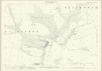 Pembrokeshire XLIII.5 (includes: St Petrox; Stackpole Elidir) - 25 Inch Map