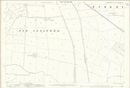 Lincolnshire CVI.11 (includes: Burton Penwardine; Kirkby La Thorpe; Old Sleaford; Quarrington; Silk Willoughby) - 25 Inch Map