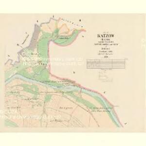 Katzow (Kacow) - c2960-1-002 - Kaiserpflichtexemplar der Landkarten des stabilen Katasters