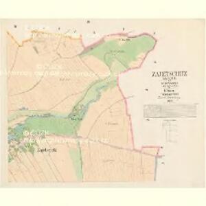 Zajetschitz (Zaječice) - c9089-1-003 - Kaiserpflichtexemplar der Landkarten des stabilen Katasters