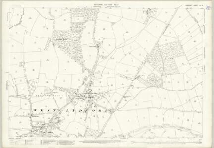 Somerset LXIV.6 (includes: Baltonsborough; Lovington; Lydford; West Bradley) - 25 Inch Map