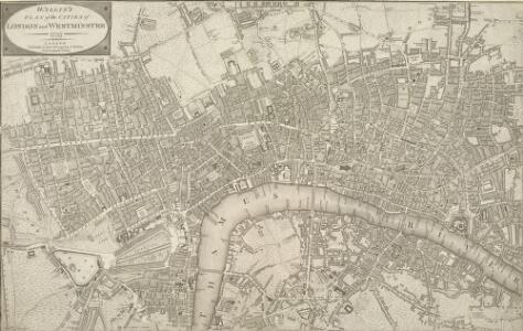 WALLIS'S PLAN of the CITIES of LONDON and WESTMINSTER 1797