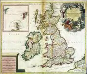 Les isles britanniques; qui contiennent les royaumes d'Angleterre, Escosse, et Irlande