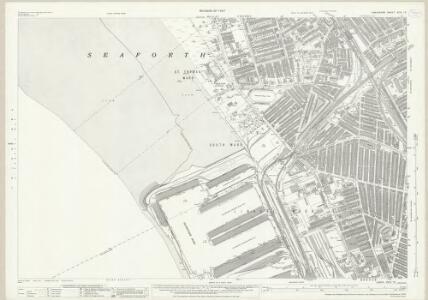 Lancashire XCIX.13 (includes: Bootle Cum Linacre; Litherland; Seaforth; Waterloo) - 25 Inch Map