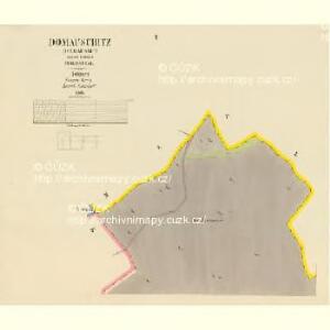 Domauschitz (Domaussic) - c1442-1-001 - Kaiserpflichtexemplar der Landkarten des stabilen Katasters