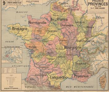 France Provinces en 1789