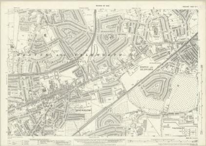 Middlesex XX.7 (includes: Heston and Isleworth) - 25 Inch Map