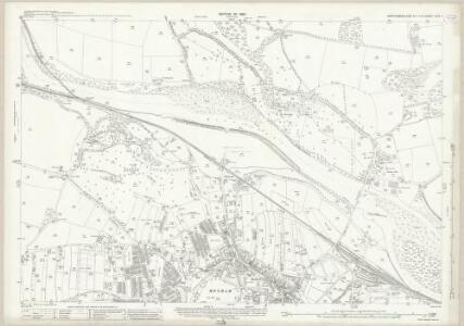 Northumberland (New Series) XCI.11 (includes: Acomb; Hexham; Sandhoe) - 25 Inch Map