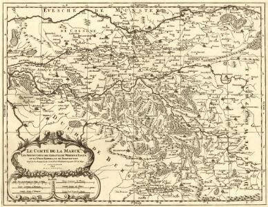 Le Comté de la Marck, Les Seigneuries des Abbayes de Werden, d'Essen, et la Ville Imperiale de Dortmundt