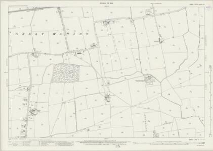 Essex (New Series 1913-) n LXXX.14 (includes: Brentwood; Great Warley; Thurrock) - 25 Inch Map