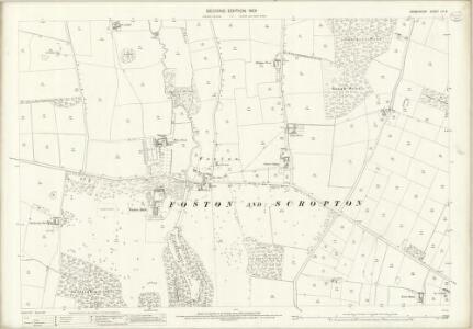 Derbyshire LIII.6 (includes: Foston and Scropton; Sudbury) - 25 Inch Map