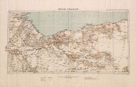 British Somaliland, GSGS 2991 (1922)