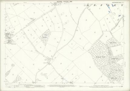 Hertfordshire XI.11 (includes: Kings Walden; Lilley; Offley) - 25 Inch Map