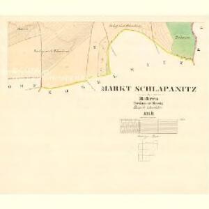 Schlapanitz - m3027-1-007 - Kaiserpflichtexemplar der Landkarten des stabilen Katasters