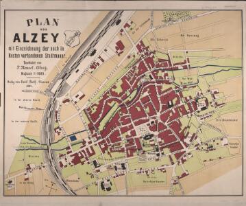 Plan von Alzey