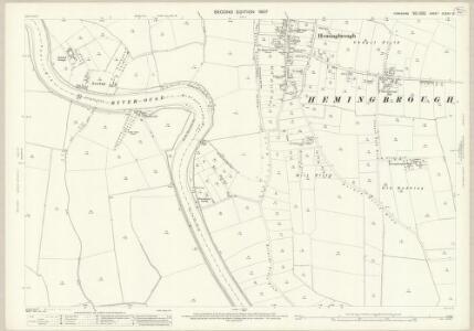 Yorkshire CCXXII.13 (includes: Barlow; Cliffe; Hemingbrough; Long Drax) - 25 Inch Map