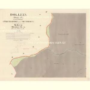 Dollein (Dolan) - m0475-1-003 - Kaiserpflichtexemplar der Landkarten des stabilen Katasters