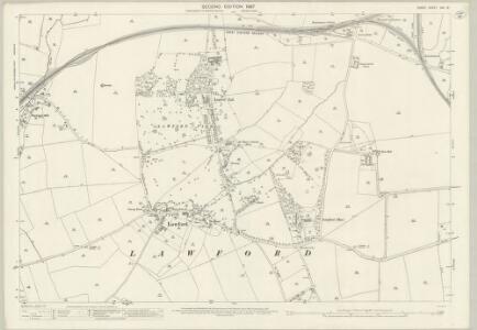 Essex (1st Ed/Rev 1862-96) XIX.12 (includes: Lawford) - 25 Inch Map