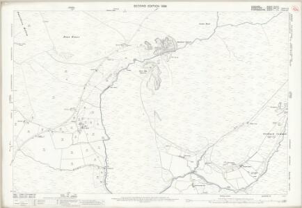 Cheshire XLIV.4 (includes: Hartington Upper Quarter; Quarnford; Wildboarclough) - 25 Inch Map