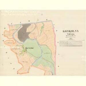 Konkolna - m1302-1-001 - Kaiserpflichtexemplar der Landkarten des stabilen Katasters