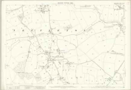 Wiltshire XIX.2 (includes: Grittleton; Nettleton) - 25 Inch Map
