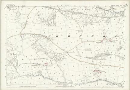 Somerset LXVII.10 (includes: Brushford; Dulverton; Oakford) - 25 Inch Map