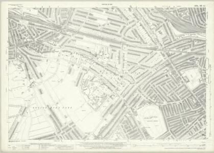 London (1915- Numbered sheets) IV.3 (includes: Hampstead; Willesden) - 25 Inch Map