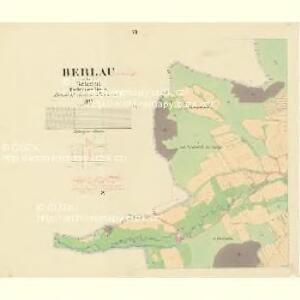 Berlau - c0498-1-006 - Kaiserpflichtexemplar der Landkarten des stabilen Katasters