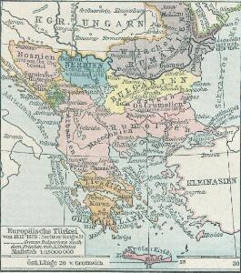 Europäische Türkei von 1812-1878 (Berliner Kongreß)