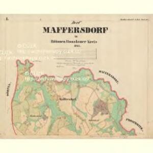 Maffersdorf - c8804-1-006 - Kaiserpflichtexemplar der Landkarten des stabilen Katasters