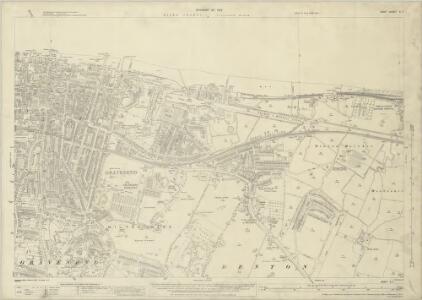 Kent X.7 (includes: Gravesend) - 25 Inch Map
