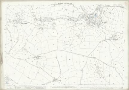 Cornwall LIV.4 (includes: Antony; Millbrook; St John) - 25 Inch Map