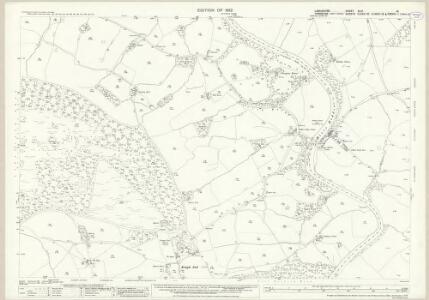 Lancashire XLVI.16 (includes: Aighton Bailey And Chaigley; Bashall Eaves; Great Mitton) - 25 Inch Map