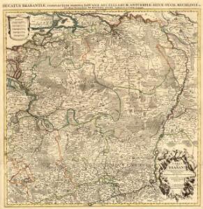 Carte du Brabant Dresée sur plusiers Cartes particulieres Manuscrites ou imprimées levées sur les lieux. Rectifiées par quelques Observations et autres Memoires /