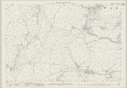 Cornwall XXVII.13 (includes: Cardinham; St Neot; Warleggan) - 25 Inch Map