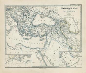 Osmanisches Reich und seine Schutzstaaten im XVIIten Jahrhundert