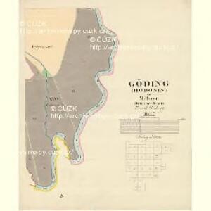 Göding (Hodonin) - m0741-1-031 - Kaiserpflichtexemplar der Landkarten des stabilen Katasters
