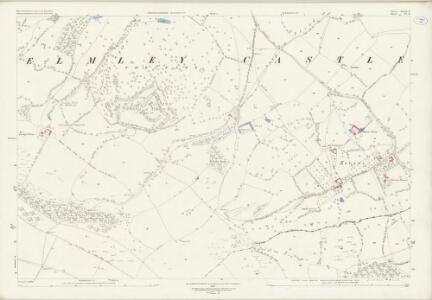 Worcestershire XLIX.9 (includes: Ashton Under Hill; Conderton; Elmley Castle; Netherton; Overbury) - 25 Inch Map