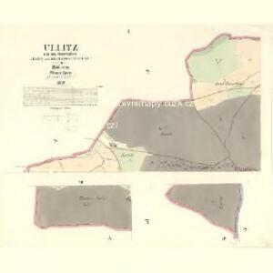 Ullitz - c8243-1-002 - Kaiserpflichtexemplar der Landkarten des stabilen Katasters