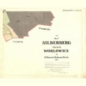 Silberberg - c5515-1-007 - Kaiserpflichtexemplar der Landkarten des stabilen Katasters