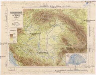 Magyarország hegy- és vizrajzi térképe