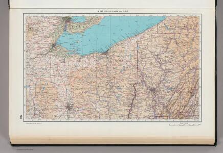 202.  West Pennsylvania and Ohio.  The World Atlas.