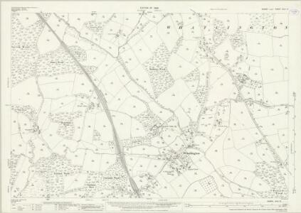 Sussex XLIII.12 (includes: Battle; Mountfield; Whatlington) - 25 Inch Map