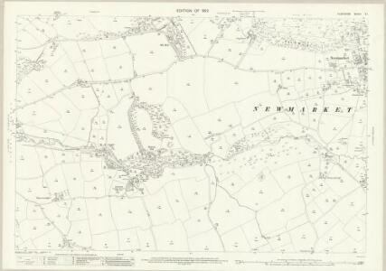 Flintshire V.1 (includes: Cwm; Diserth; Gwaunysgor; Newmarket) - 25 Inch Map