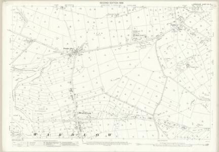 Derbyshire XVI.10 (includes: Eyam; Foolow; Great Hucklow; Great Longstone; Litton; Wardlow) - 25 Inch Map