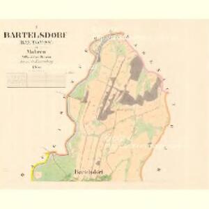 Bartelsdorf (Bartonow) - m0034-1-001 - Kaiserpflichtexemplar der Landkarten des stabilen Katasters