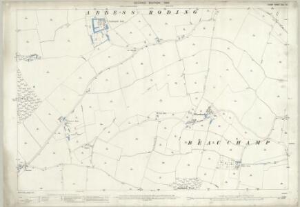 Essex (1st Ed/Rev 1862-96) XLII.10 (includes: Abbess Beauchamp and Berners Roding) - 25 Inch Map