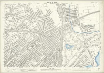 London (Edition of 1894-96) XX (includes: Hornsey St Mary; Islington; Stoke Newington; Tottenham) - 25 Inch Map